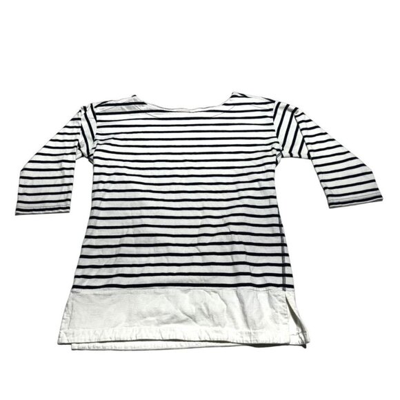 GAP Maternity Blue Striped Shirt Size Medium - Picture 1 of 7